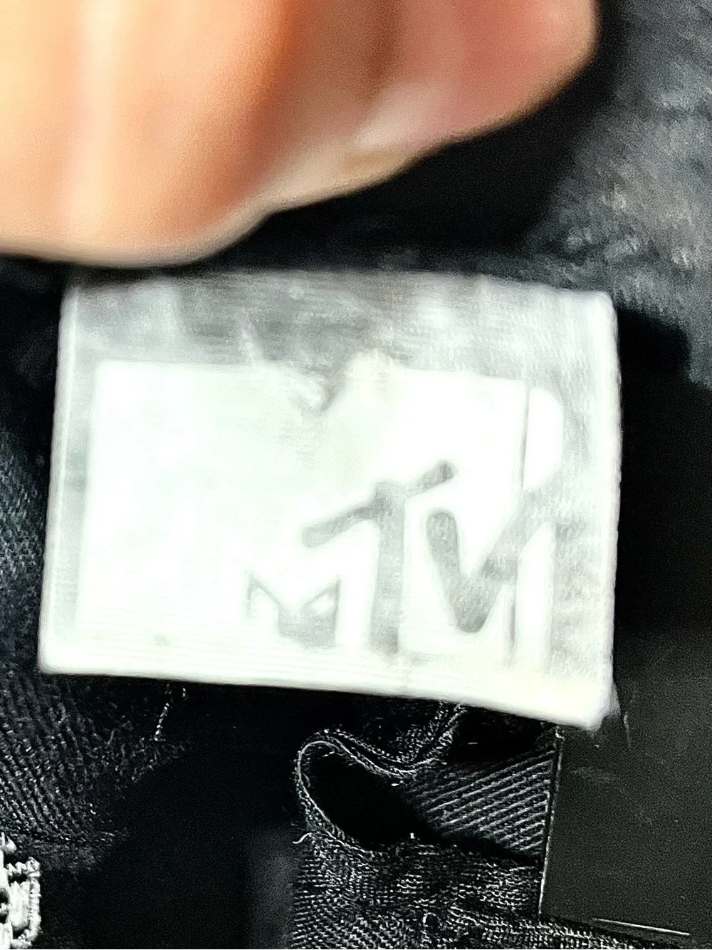 MTV Music Television black baseball hat